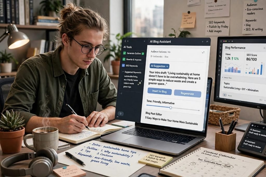 start ai blog and earn $1000